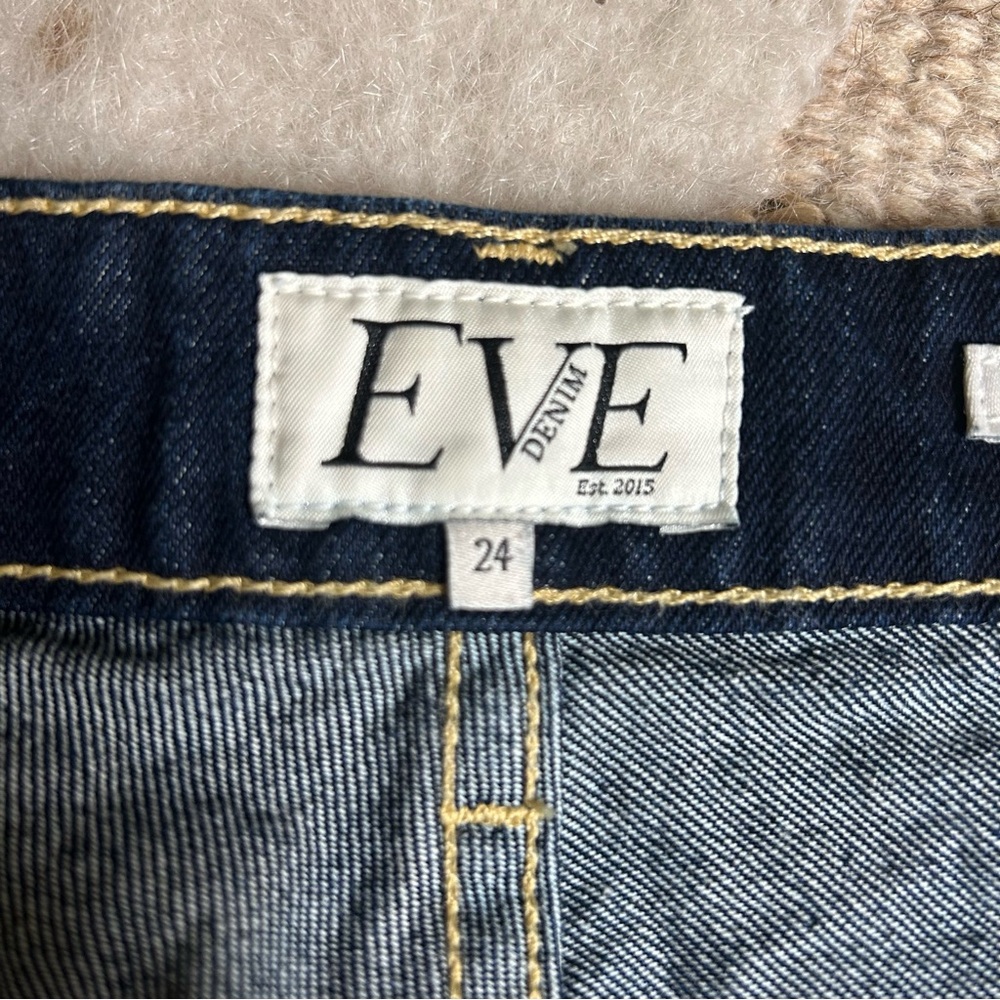 🦋 Eve denim charlotte ultra high rise wide leg jeans size 24 - Picture 11 of 13